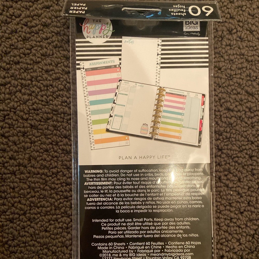 Happy Planner Assignment/Note Sheets - Picture 2 of 2